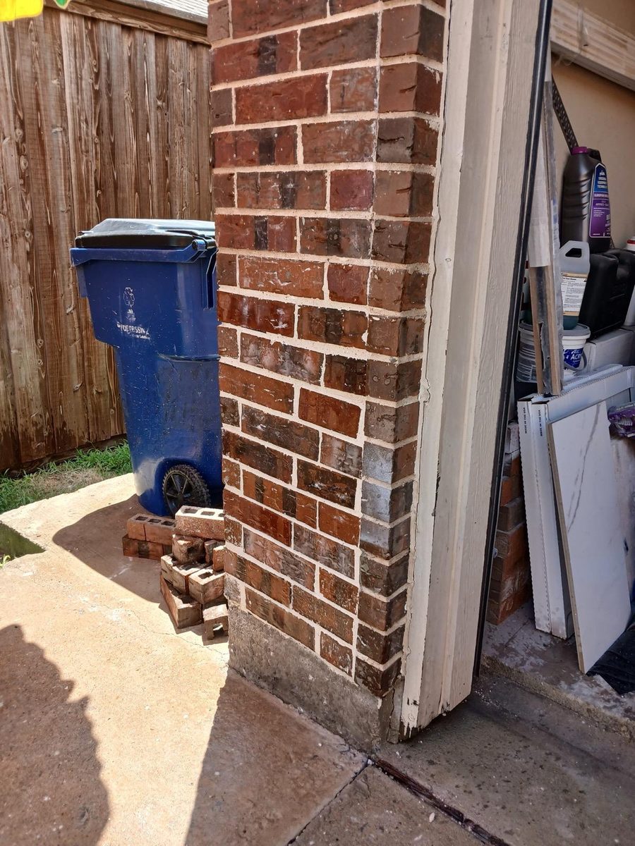 Brick repair after